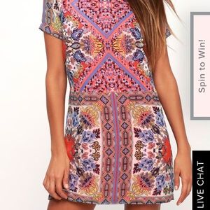 Lulus Shift dress XS NEW